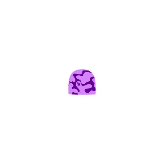 Dark Violet & Purple MOP Beanie